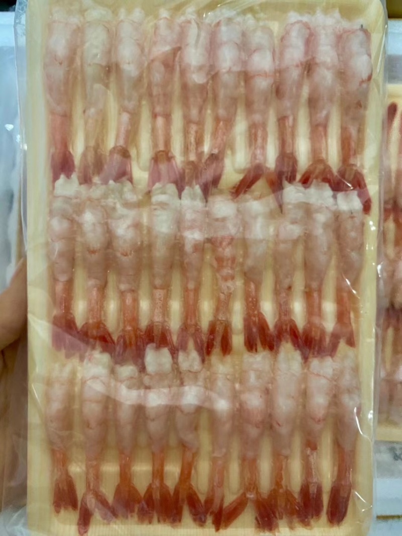 去壳北极甜虾，30尾/盘，正宗北极甜虾去壳，出口标准