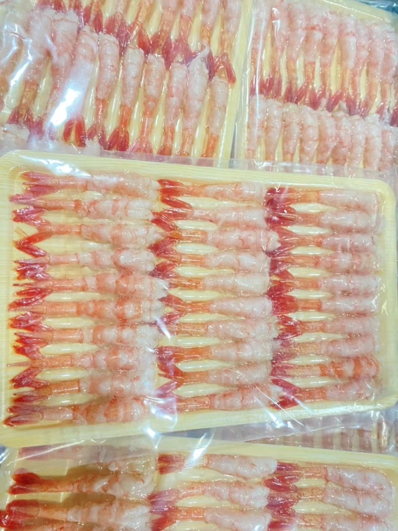 去壳北极甜虾，30尾/盘，正宗北极甜虾去壳，出口标准
