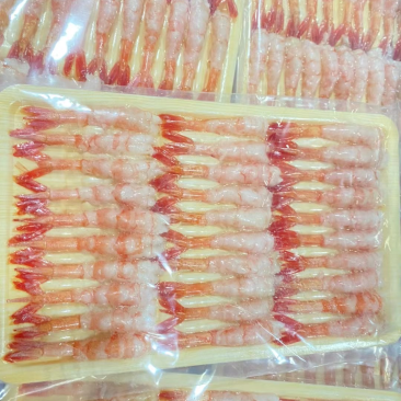 去壳北极甜虾，30尾/盘，正宗北极甜虾去壳，出口标准