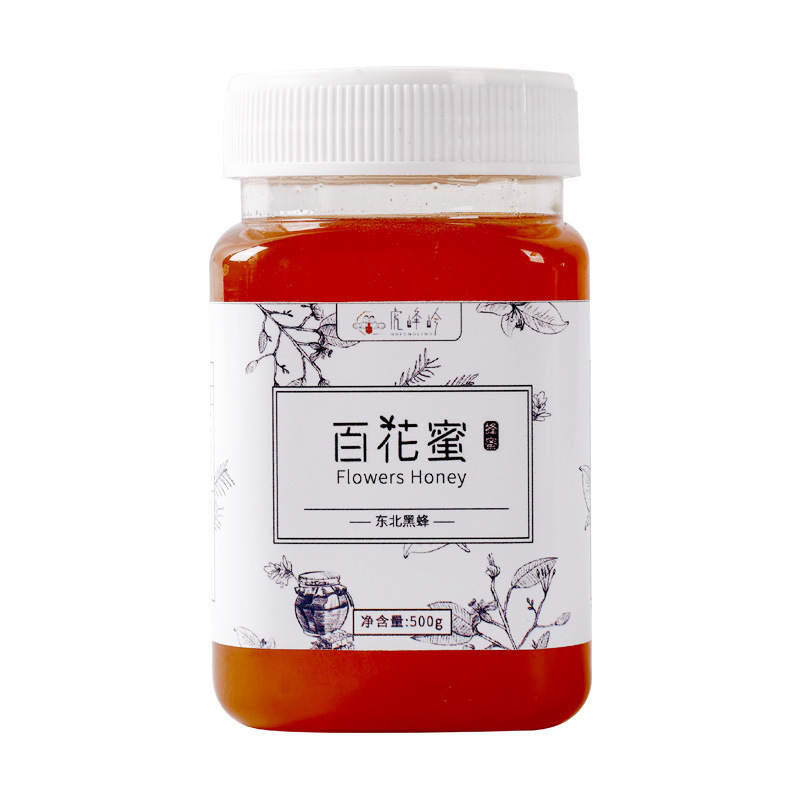 虎峰岭原产蜂蜜东北百花蜂蜜代工500g量大现货OEM