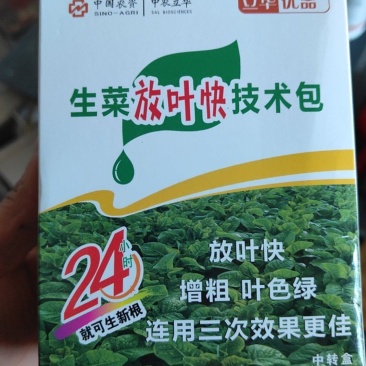 生菜放叶快功效：展叶、放叶、增粗、叶色绿、24小时增新根