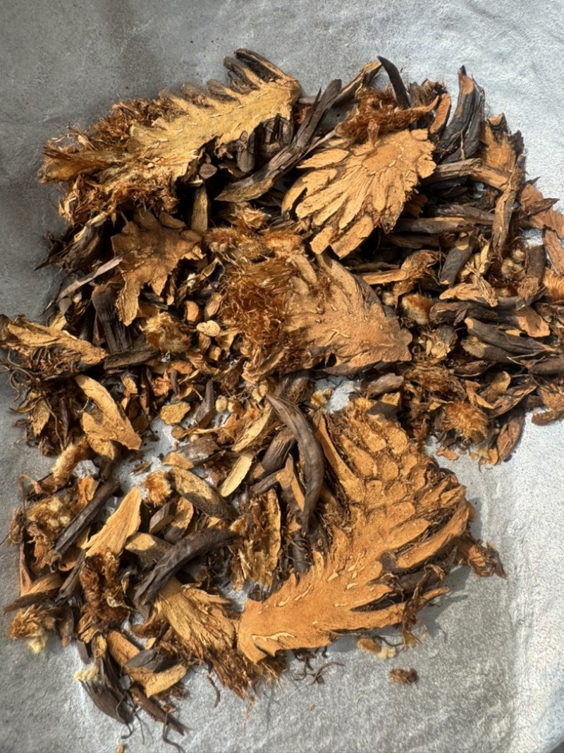 贯众绵马贯众绵贯众实物拍摄发货如图保庆药业