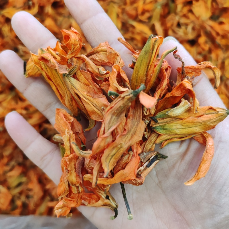 批发百合花干货百合花茶500克包邮泡水花瓣干花花草茶批发