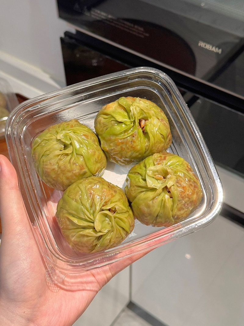 【烧麦】麦青汁纸皮烧麦皮薄如纸软糯鲜香晶莹剔透
