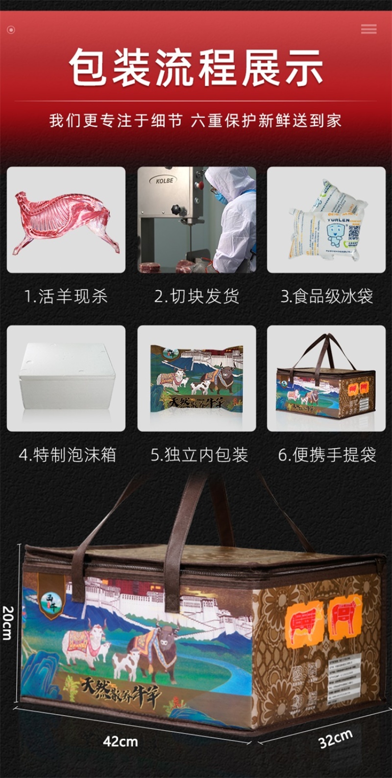 乳羔羊半羊套餐10斤/件新鲜现杀半只羊羊前腿羊后腿