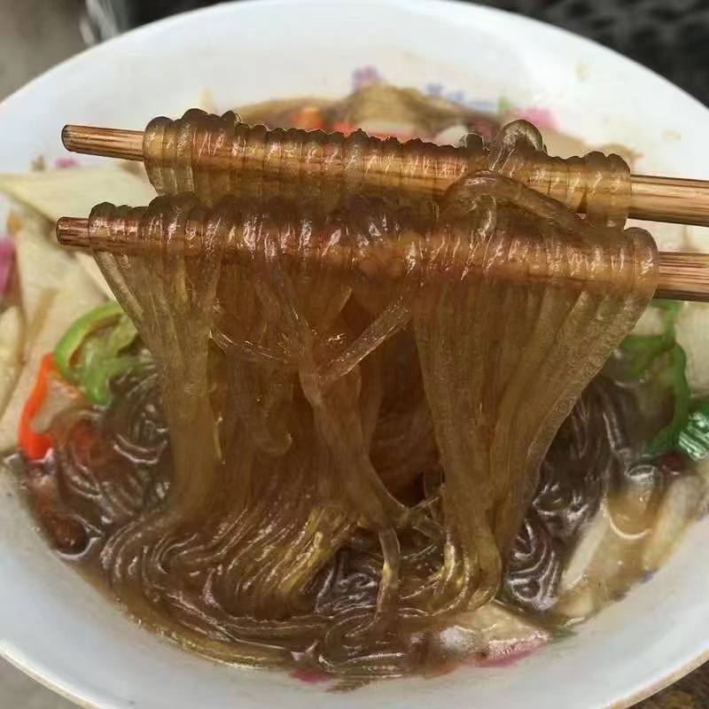 宝鸡粉丝红薯跑江湖地摊批发左右不混汤不断节粉丝批发