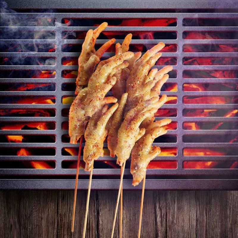 【虎皮鸡爪】烧烤串串批发卤烤凤爪串卤鸡爪串