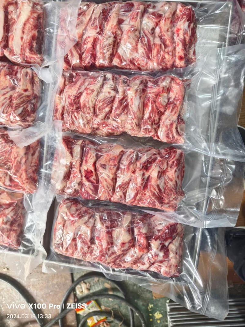 纯干腹肉条牛肋条各类谷饲草饲现货供应中质量保证厂