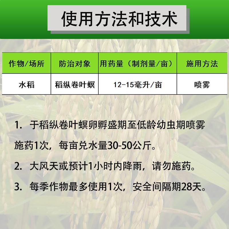 绿德地氯虫苯甲酰胺甲维盐杀虫剂高含量毛毛虫卷叶螟菜青虫