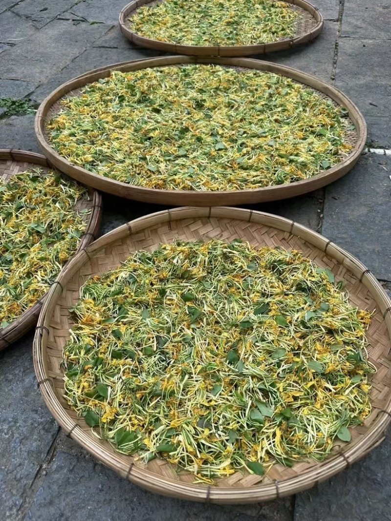 深山采摘无硫野生金银花茶灭火茶花草茶散装