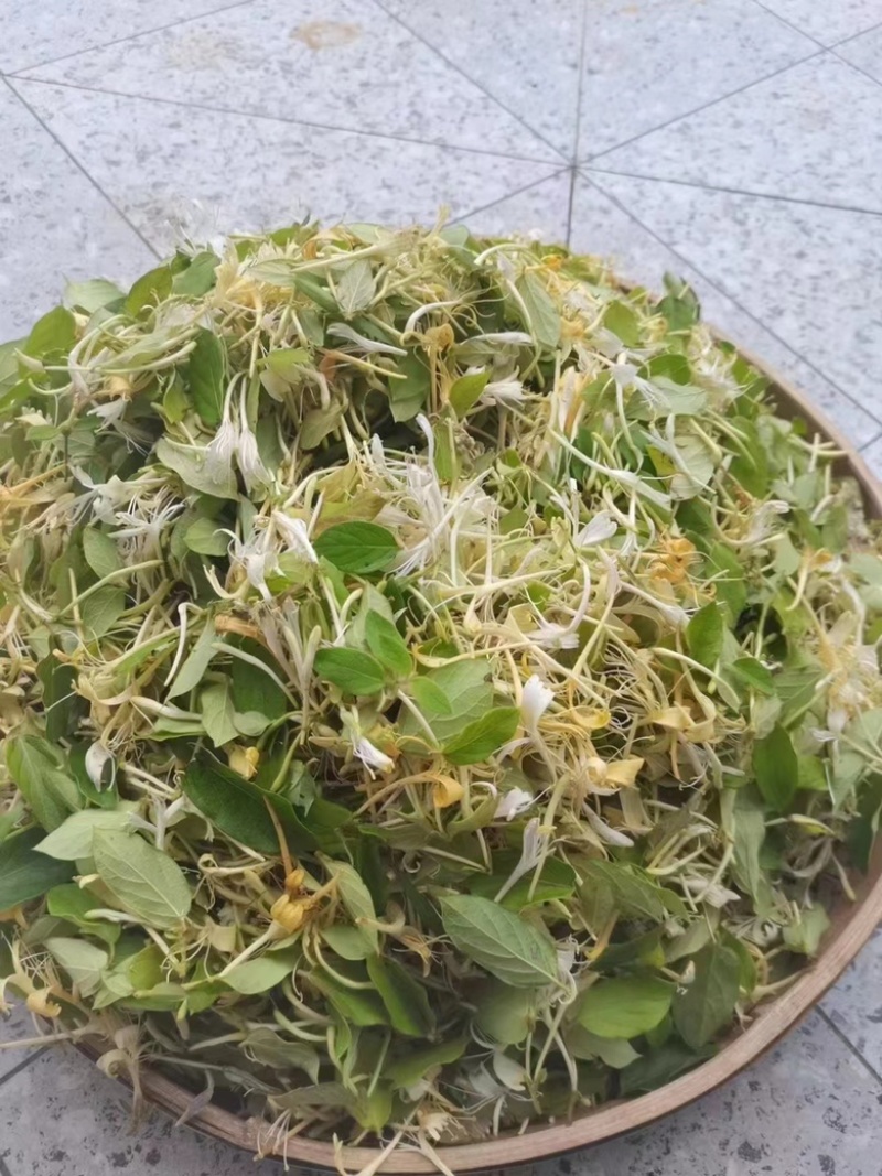 深山采摘无硫野生金银花茶灭火茶花草茶散装