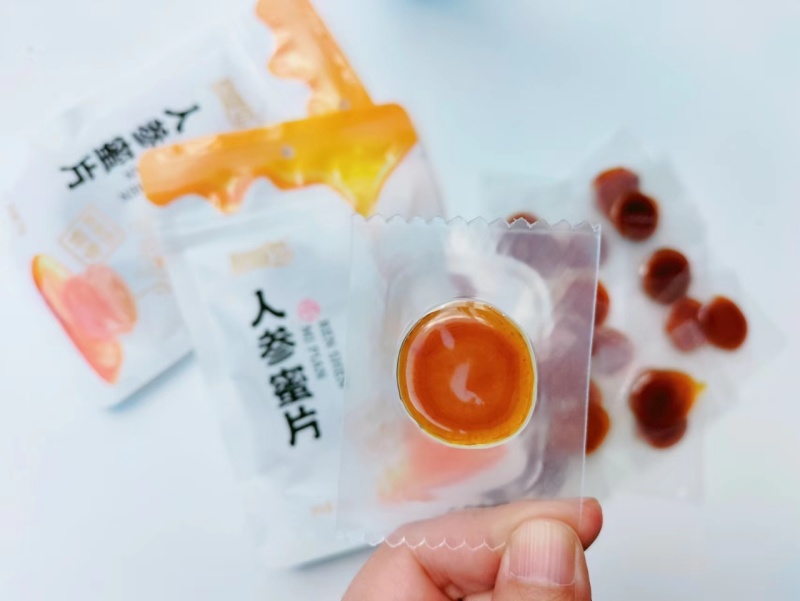 长白山人参蜜片即食人参