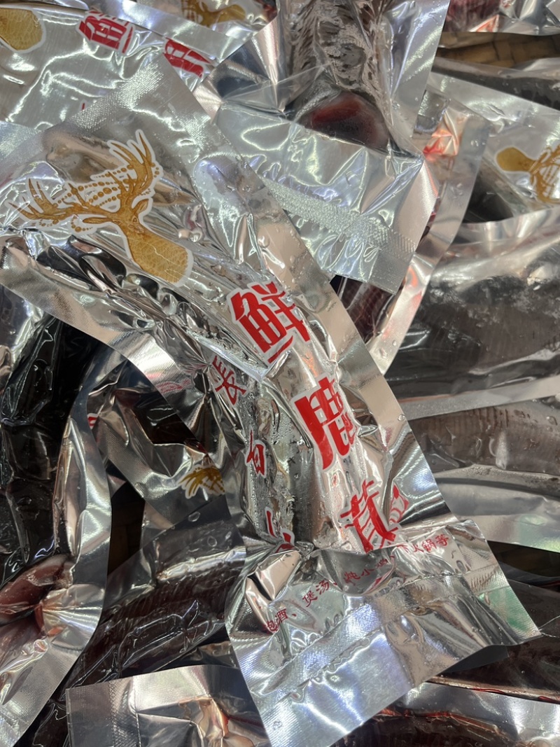 新鲜鹿茸一条100克一包**腊片鹿茸角可以炖汤泡酒