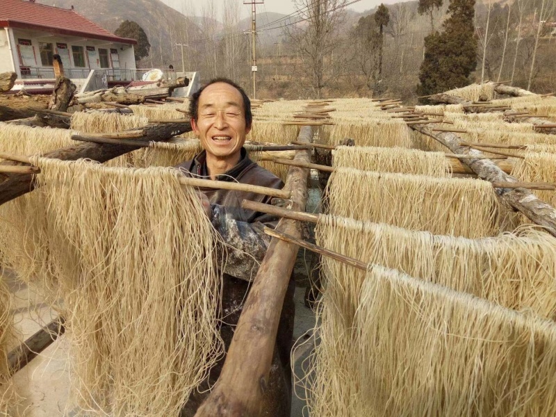 河南灵宝市朱阳镇纯手工红薯粉条