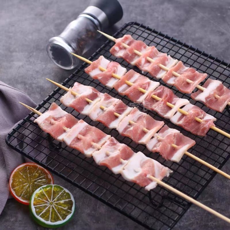 五花肉串五花肉条串五花肉丁串烧烤串串批发