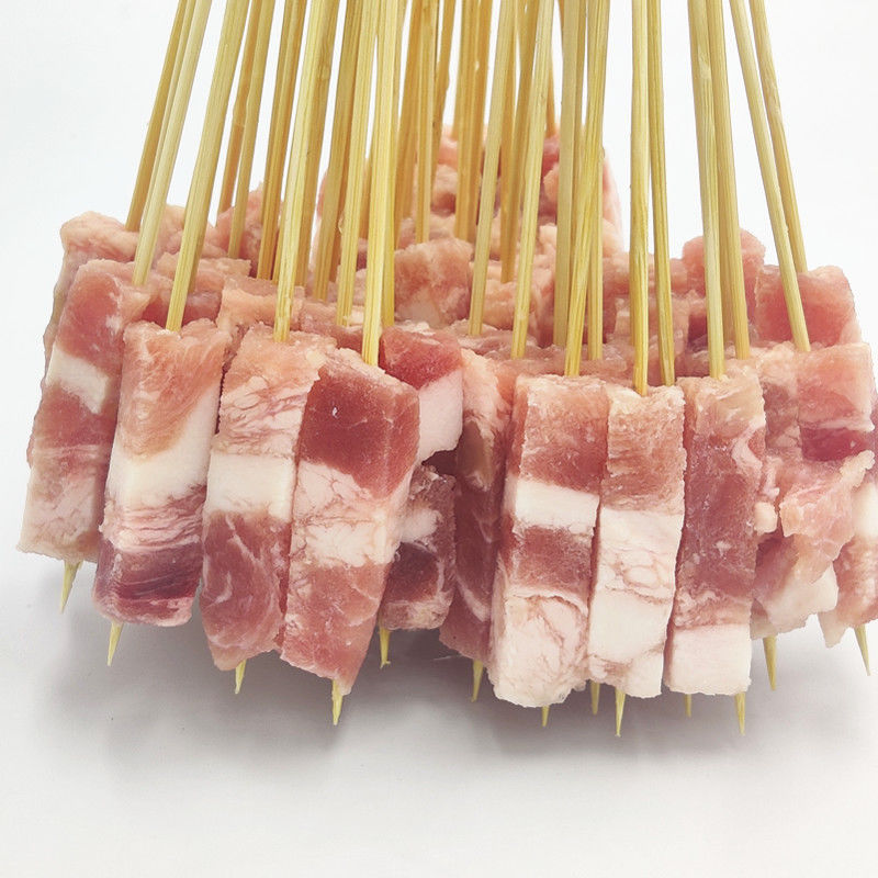 五花肉串五花肉条串五花肉丁串烧烤串串批发
