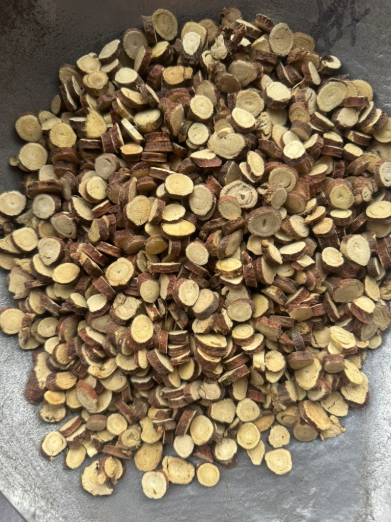 （新货甘草片）甘肃甘草片红皮甘草实拍多种规格