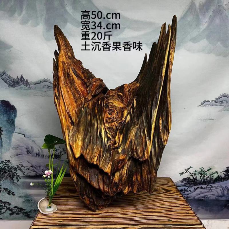 广西天然沉香木摆件