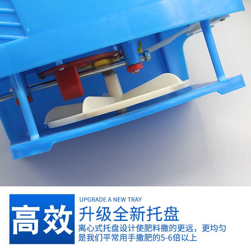 多功能手摇动撒肥神器农用小麦化肥施肥机背式撒肥机施肥器全