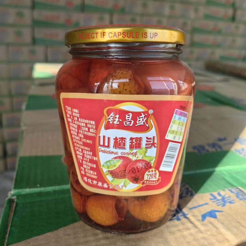 720克山楂罐头厂家直销，量大从优规格齐全，电联可议价