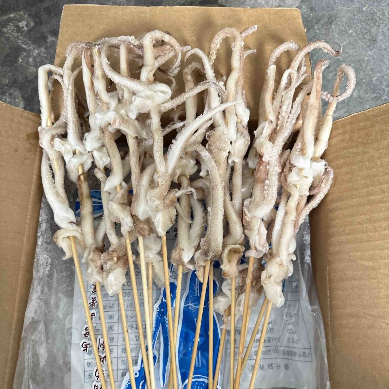 鱿鱼须串，35克一支，5包*20支一件，不缩水，足克数，