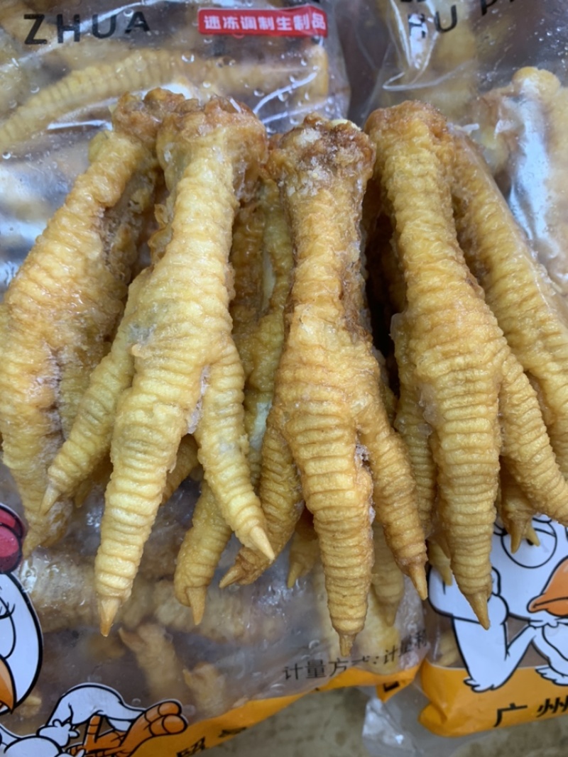 油炸凤爪/虎皮凤爪/虎皮长鸡脚（大脚，小脚，A级货源