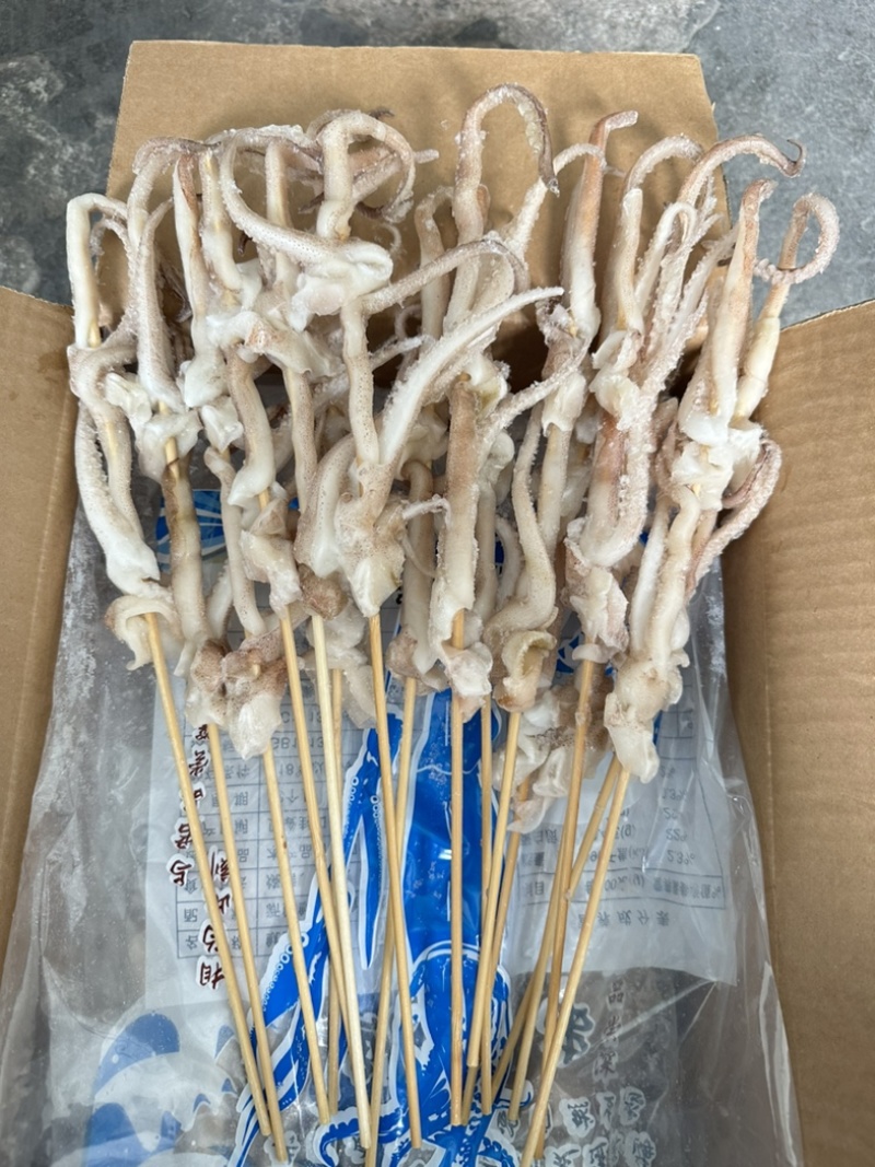 鱿鱼须串，35克一支，5包*20支一件，不缩水，足克数，