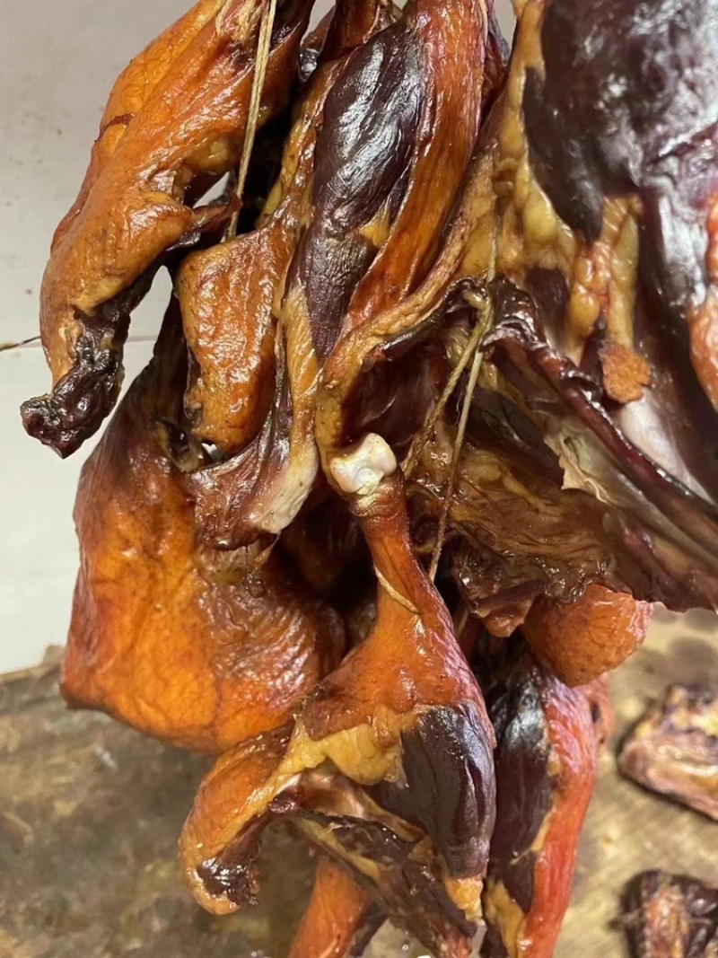 【酱鸭】烟熏干鸭边腿一手工厂餐饮净菜食品供应地毯新模式