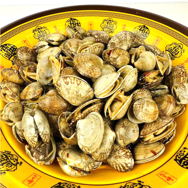麻辣花蛤批发，成品捞汁小海鲜批发，一袋也是批发价，全国发