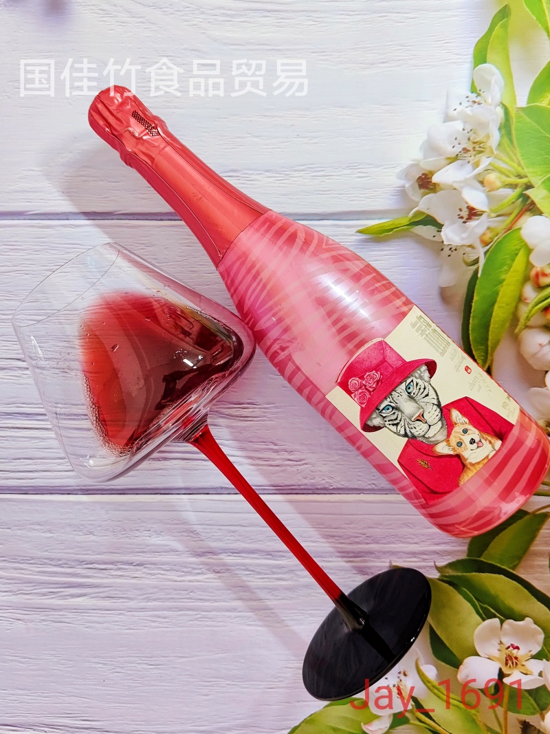 山东钰之锦樱桃桶威士忌起泡酒低度甜酒小甜水