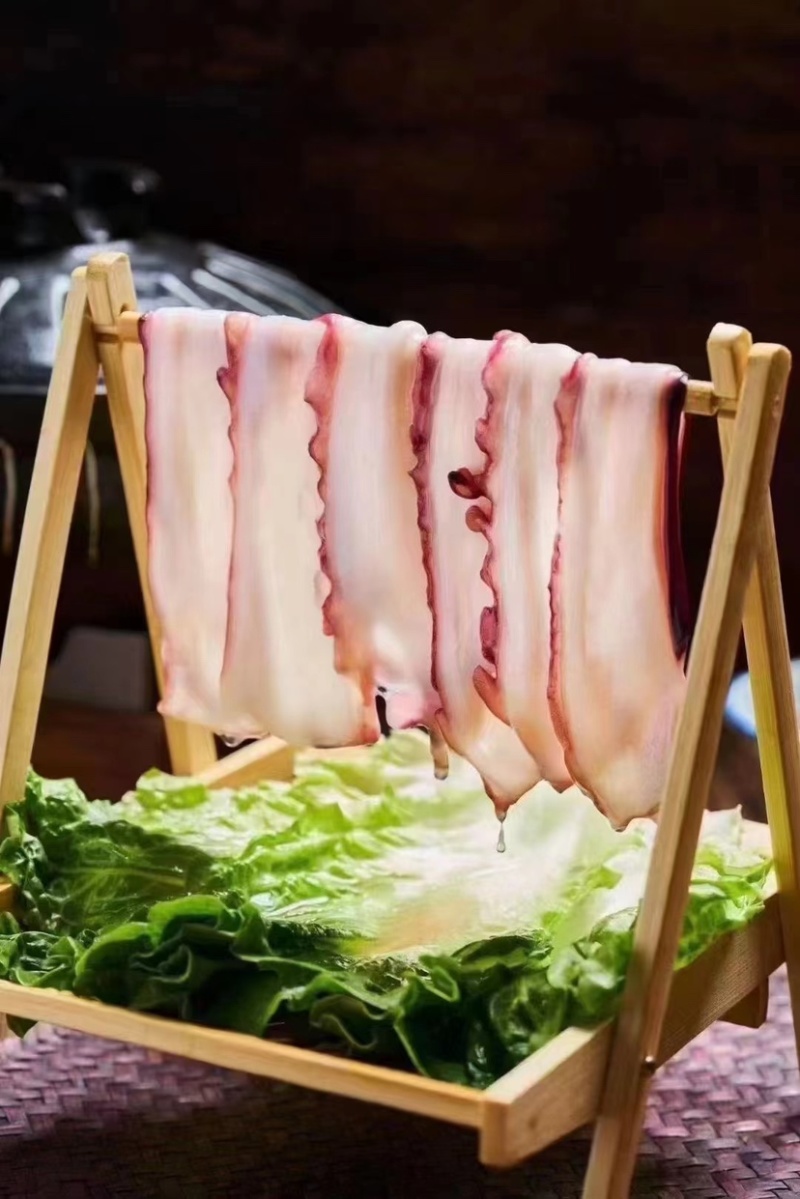 鱿鱼片火锅食材涮锅烧烤食材海鲜自助章鱼足捞汁食材鱿鱼瀑布