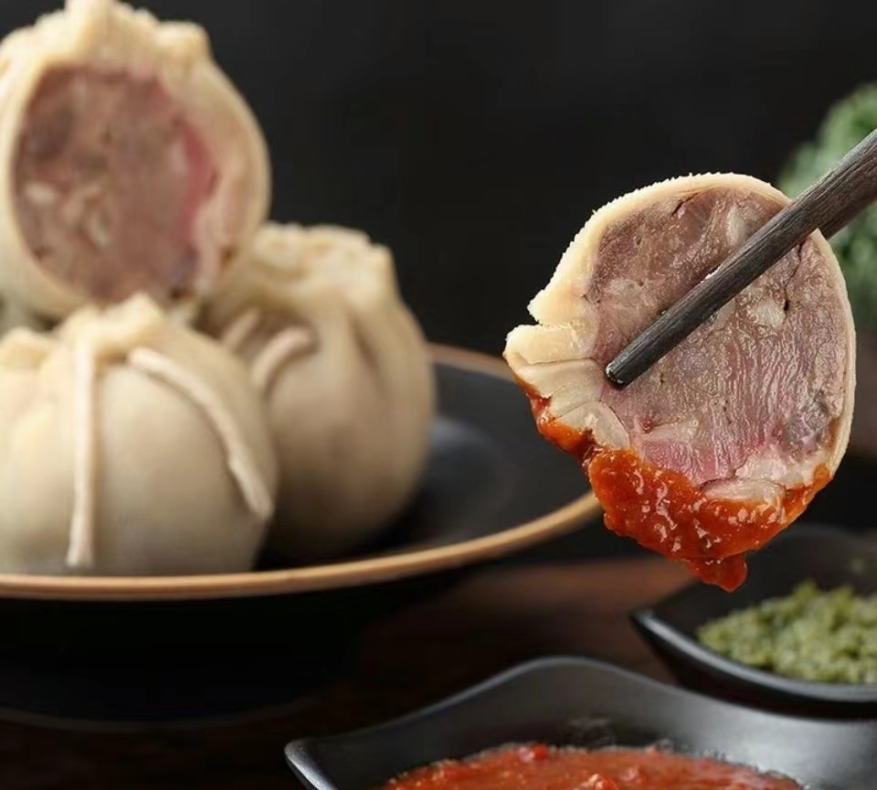 牛角椒酿肉成品图