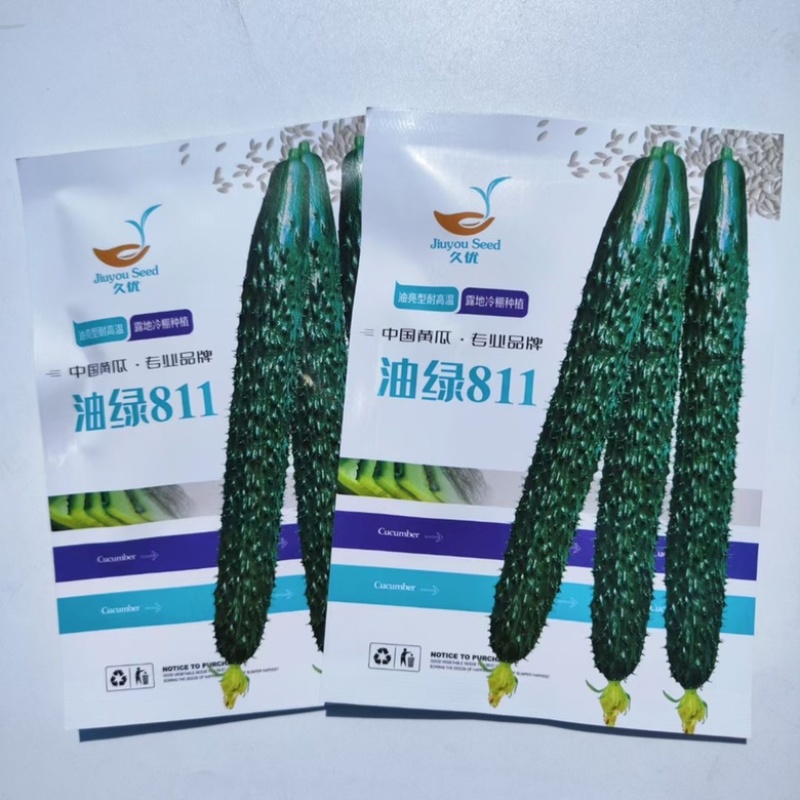 油绿811黄瓜品种种子耐热品种青瓤油亮黄瓜品种种子