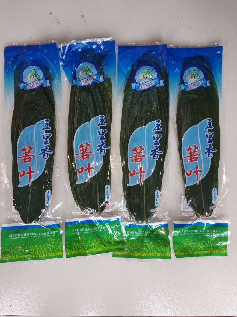 鑫益佳真空粽叶新鲜保鲜叶粽子叶整箱50包2500片
