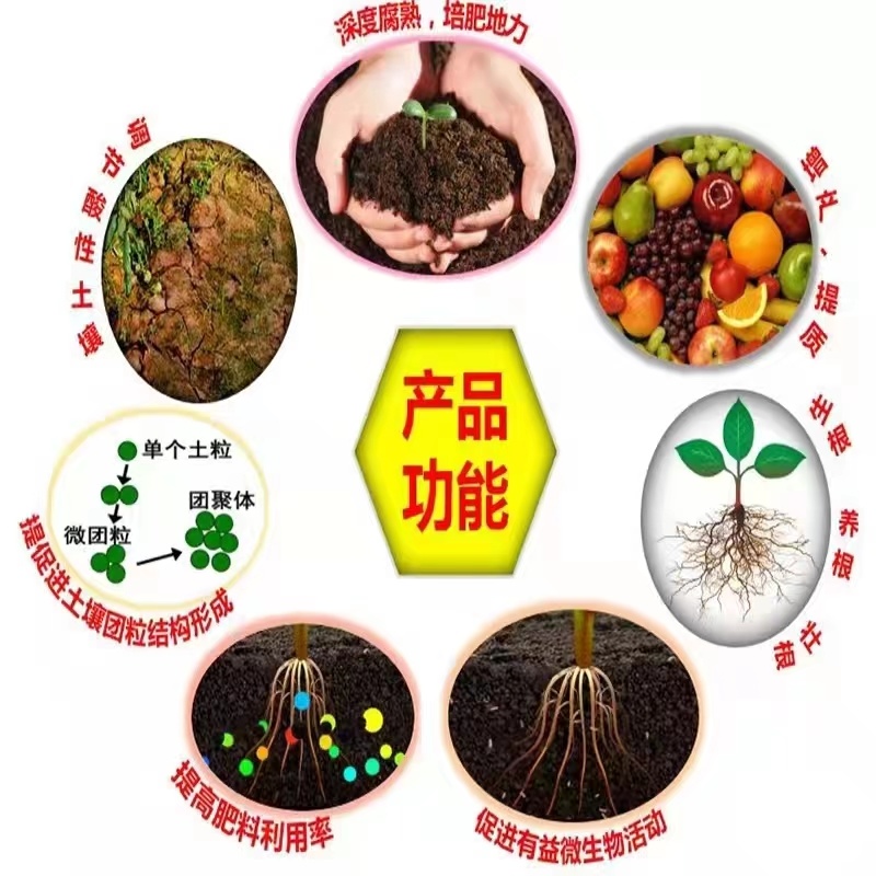 复合微生物肥料有机无机微生物基肥提高肥料利用率
