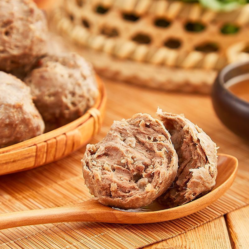 正宗潮汕牛肉丸牛筋丸火锅食材潮汕特产烧烤