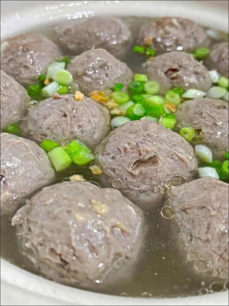 正宗潮汕牛肉丸牛筋丸火锅食材潮汕特产烧烤