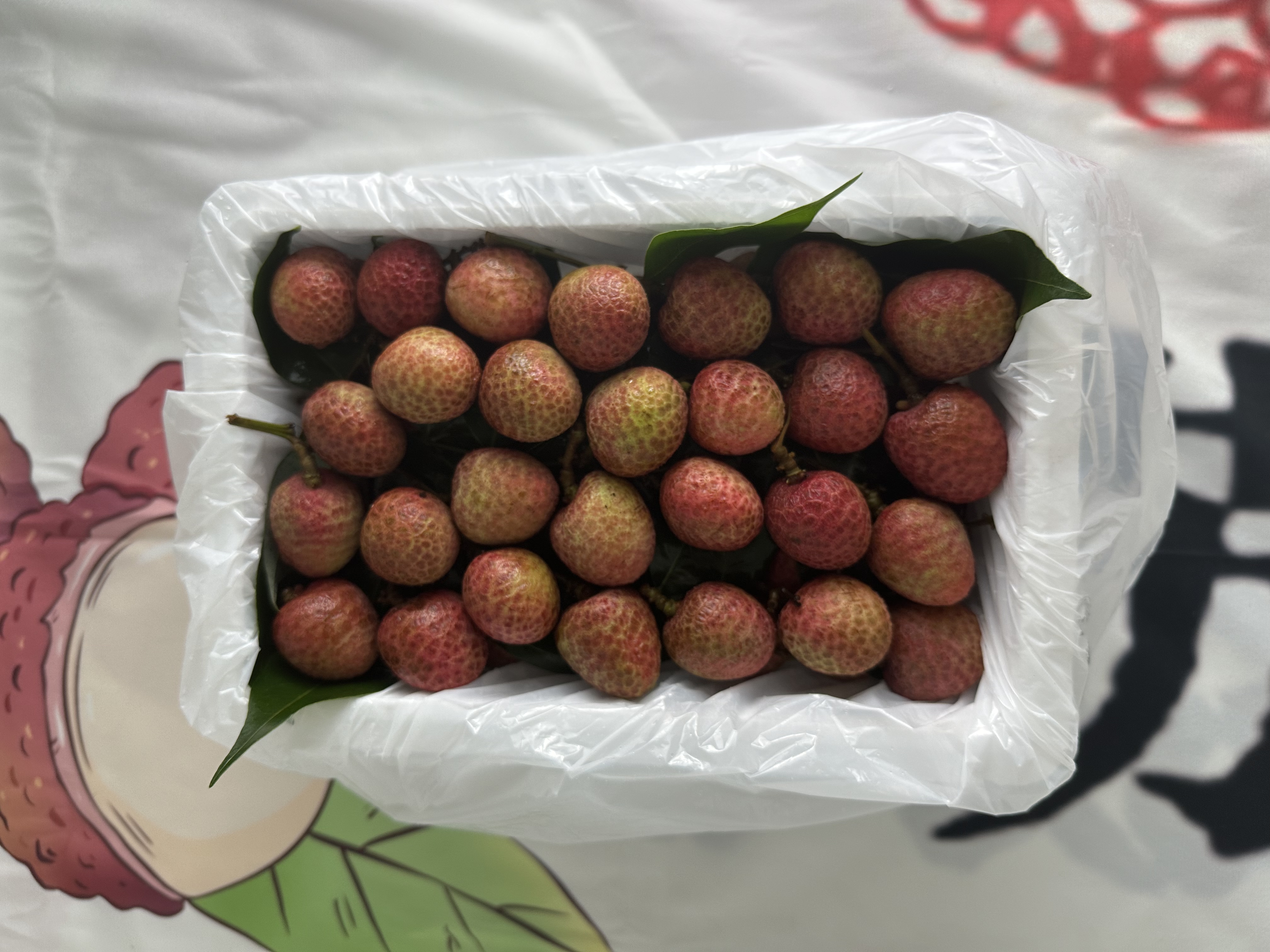 冷冻荔枝的保存时间图示