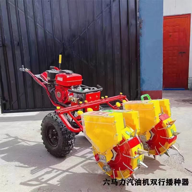 汽油款鸭嘴式玉米大豆花生高粱播种机厂家直销多种规格