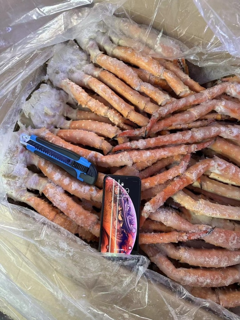 帝王蟹腿熟冻帝王蟹腿肉蟹脚蟹爪帝王蟹蟹钳商用帝王蟹腿