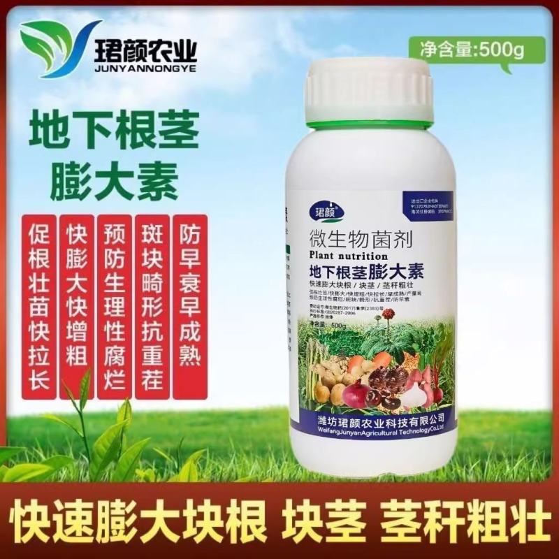 寿光珺颜地下根茎膨大素快速膨大茎秆粗壮山药马铃薯葱姜蒜等