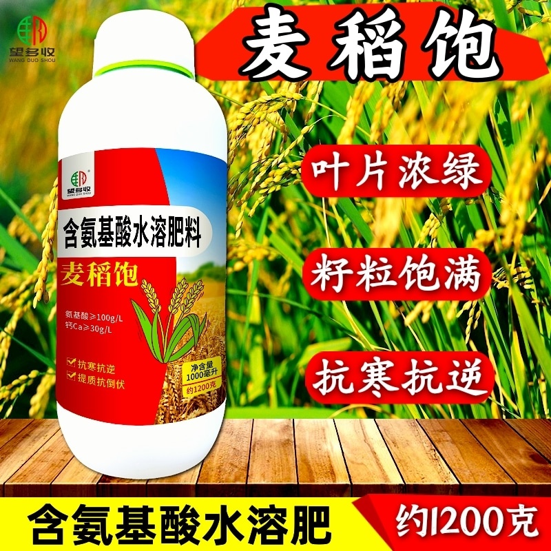 奥丰麦黄金叶面肥提质增产望多收麦稻饱叶面肥农用肥