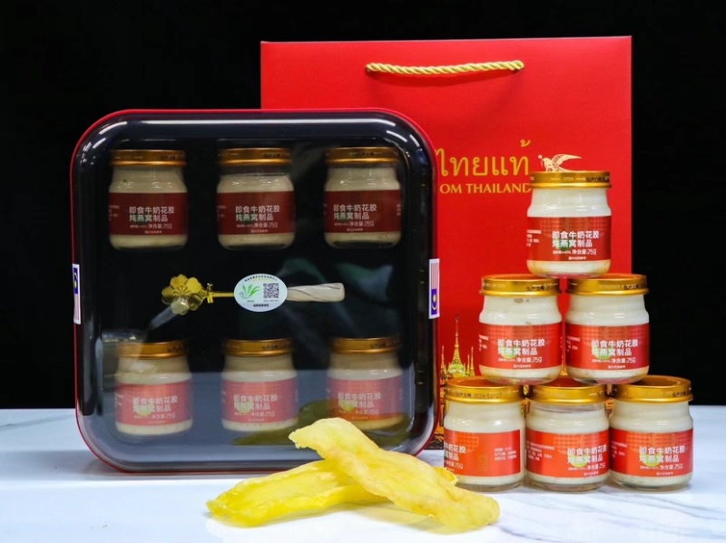 即食新款厚牛奶花胶厚身，不腥，口感好，花胶品种好