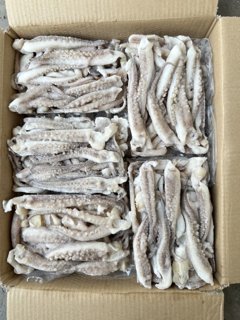 纯干原汁小板鱿鱼须，（二本足），无冰衣，8斤10包