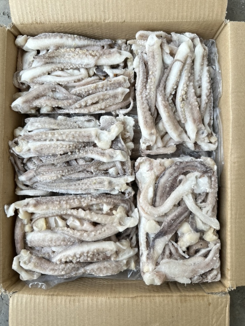 纯干原汁小板鱿鱼须，（二本足），无冰衣，8斤10包