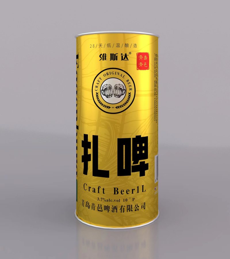 扎啤精酿原浆白啤酒，工厂直发