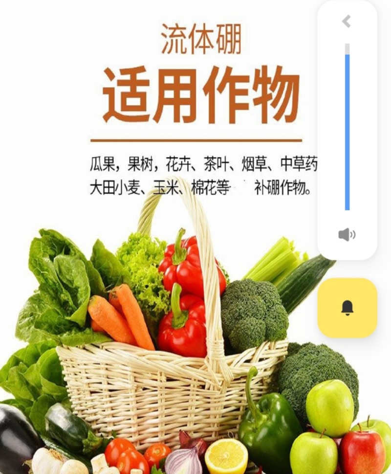 流体硼硼肥叶面肥花前肥促进花芽分化
