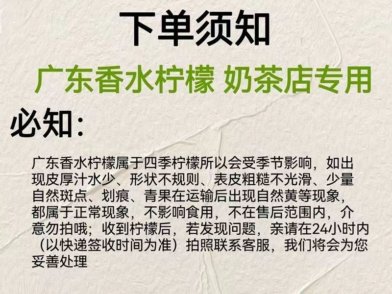 广东香水柠檬品质保证自家基地接商超市场电商一件代发