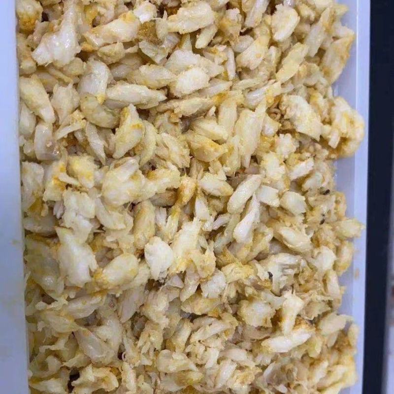 批发纯蟹黄500g蟹粉商用新鲜现拆蟹腿肉蟹膏可熬制蟹黄酱