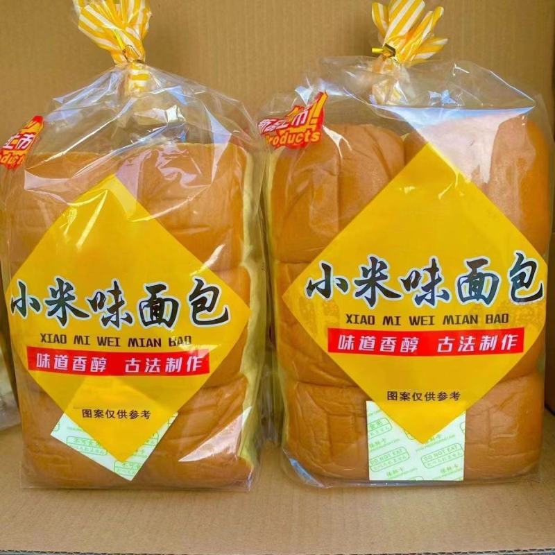 【6包72个】小米味老式面包手撕面包宿舍原味老面包商超整